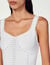Rhinestone knit cropped top