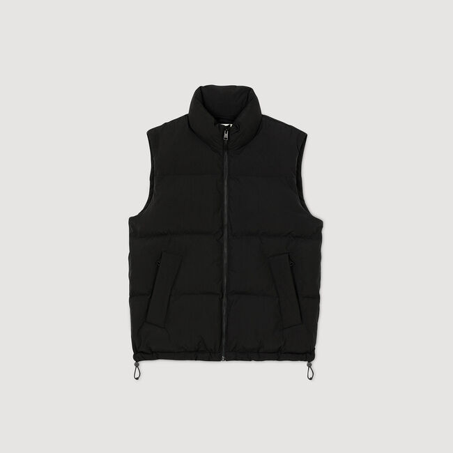 Sleeveless technical puffer vest
