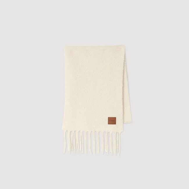 Wool and cashmere scarf