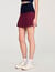 Mini two-tone pleated skirt