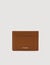Grained leather cardholder