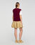Two-tone wool and cashmere sweater