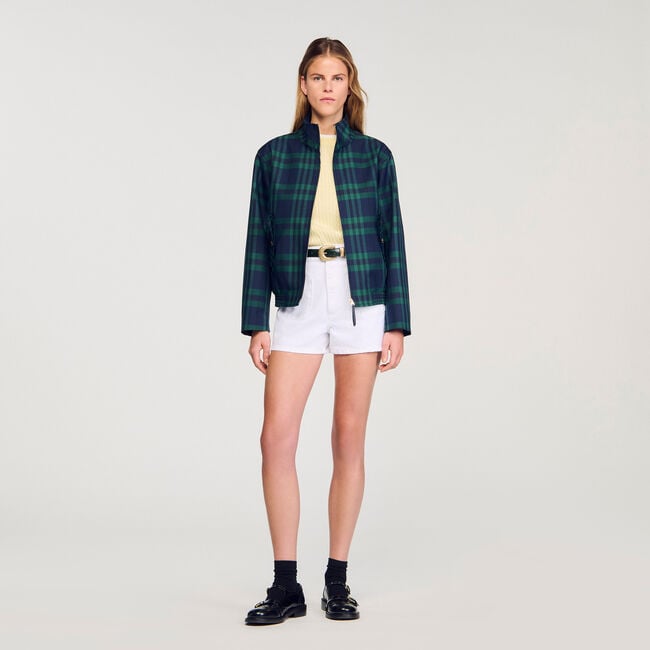 Checked jacket