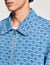 Square cross denim jacket