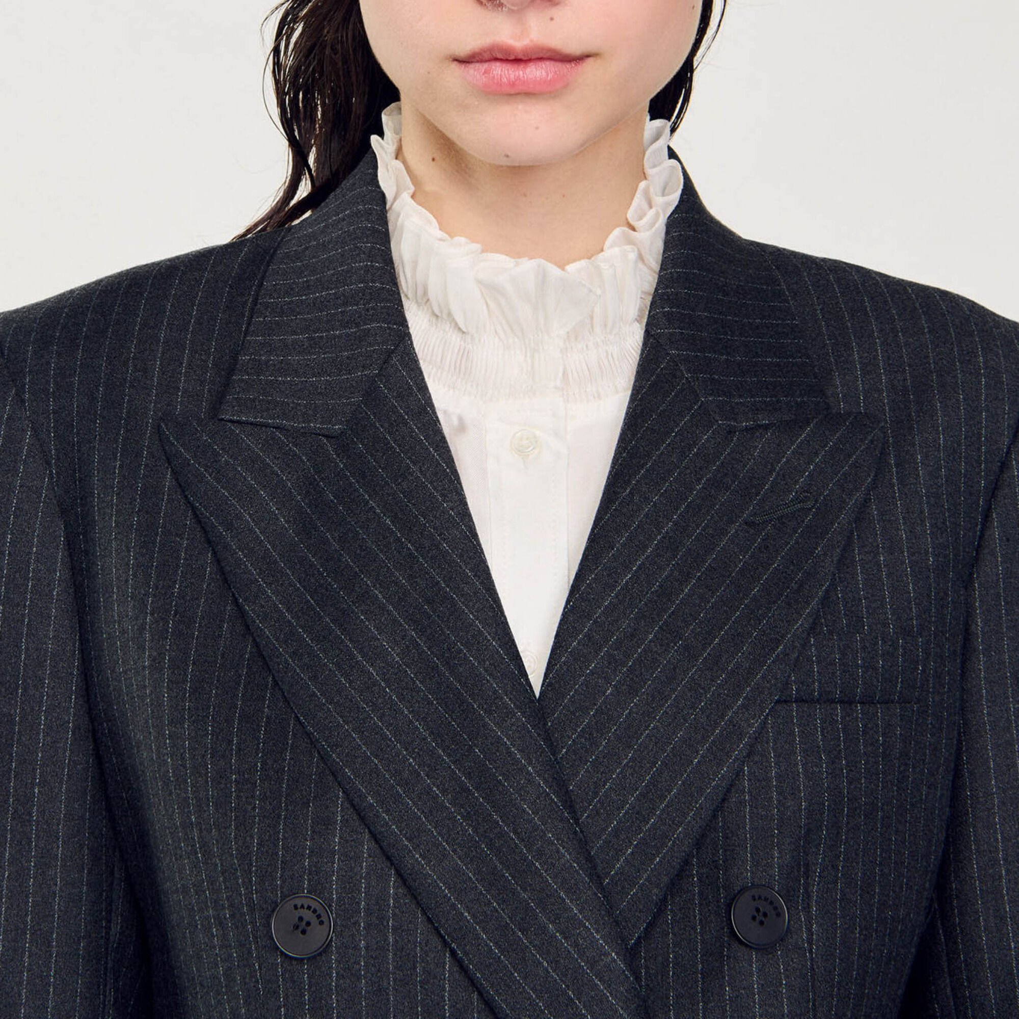 Stripped suit jacket