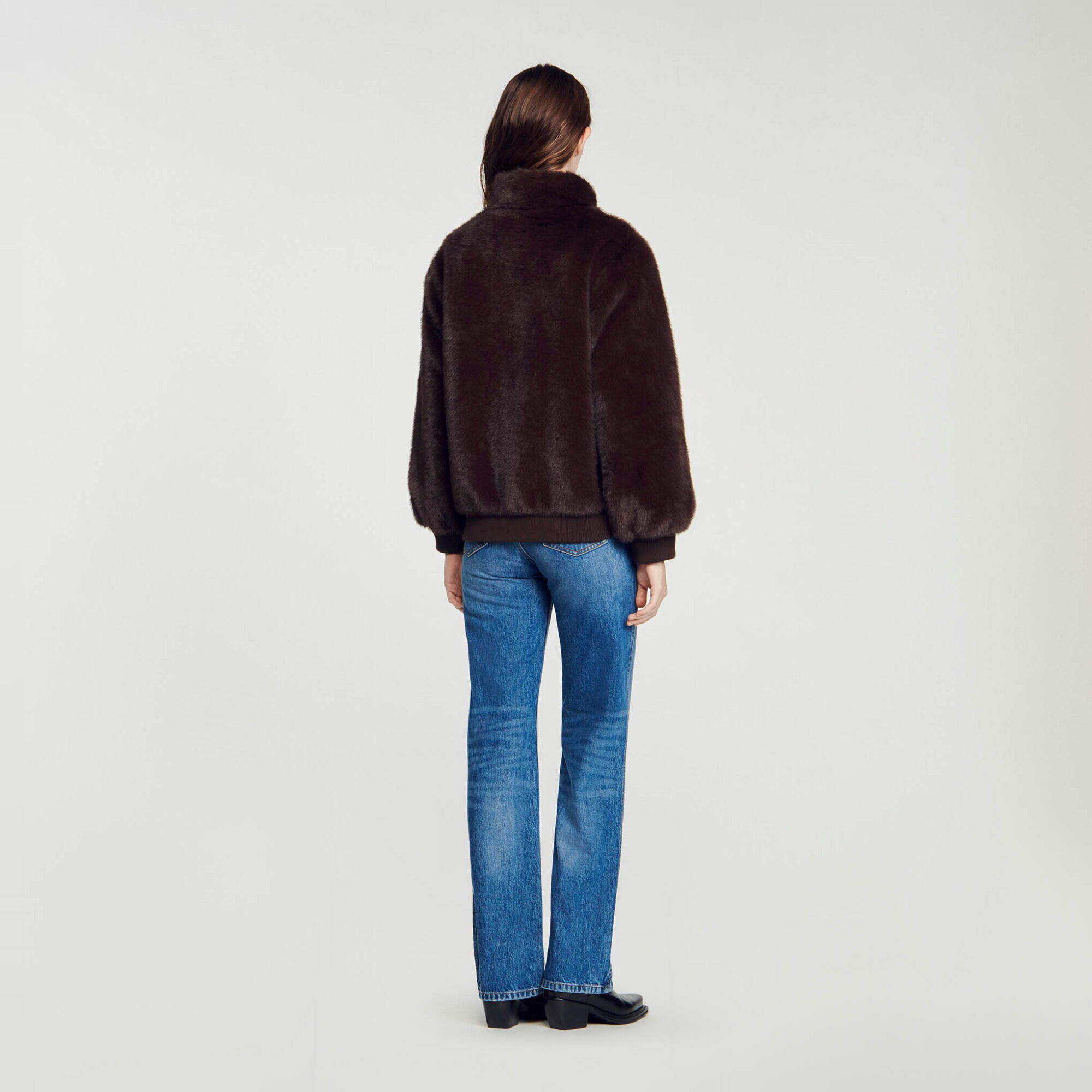 Faux fur jacket