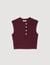 Sleeveless Short Sweater