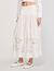 Long poplin skirt