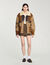 Shearling collar jacket