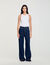 Wide-leg flared jeans