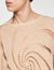 Cotton crochet spiral sweater