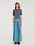 Two-tone cropped sweater