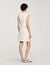 Rib knit mini dress