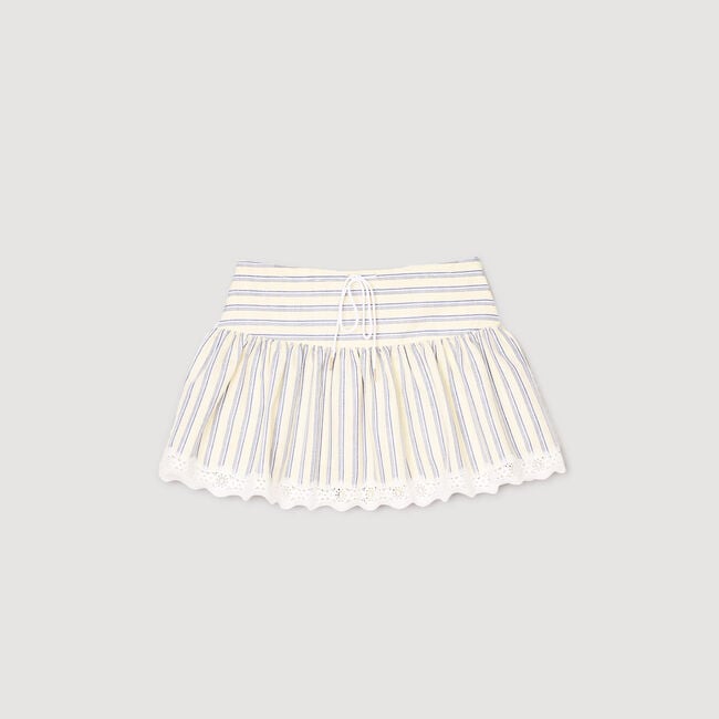 Striped skort