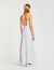 Striped maxi dress with straps