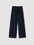 Asymmetric straight-leg trousers