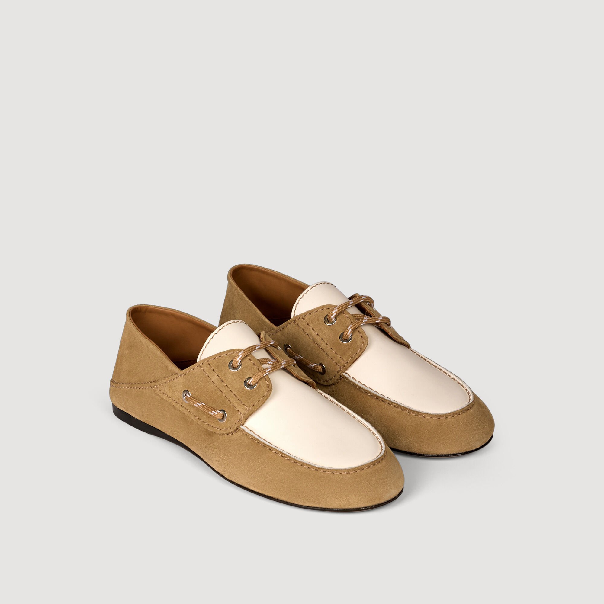 Suede boat shoes