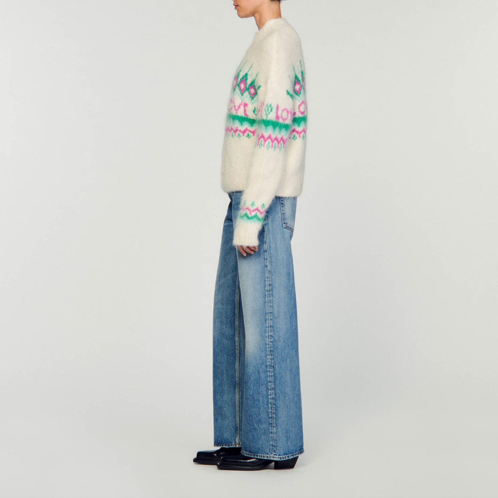 LOVE knit sweater