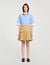 Mini flared pleated skirt