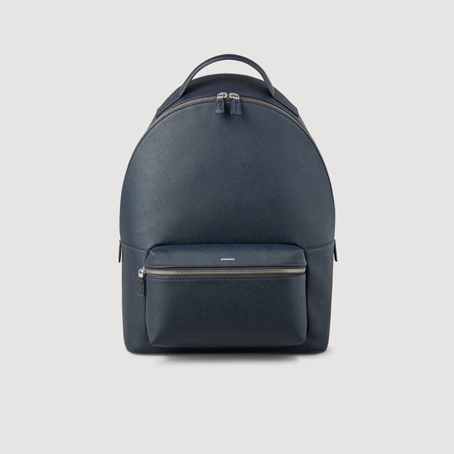 Sustainable leather backpack