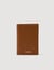 Grained leather foldable cardholder