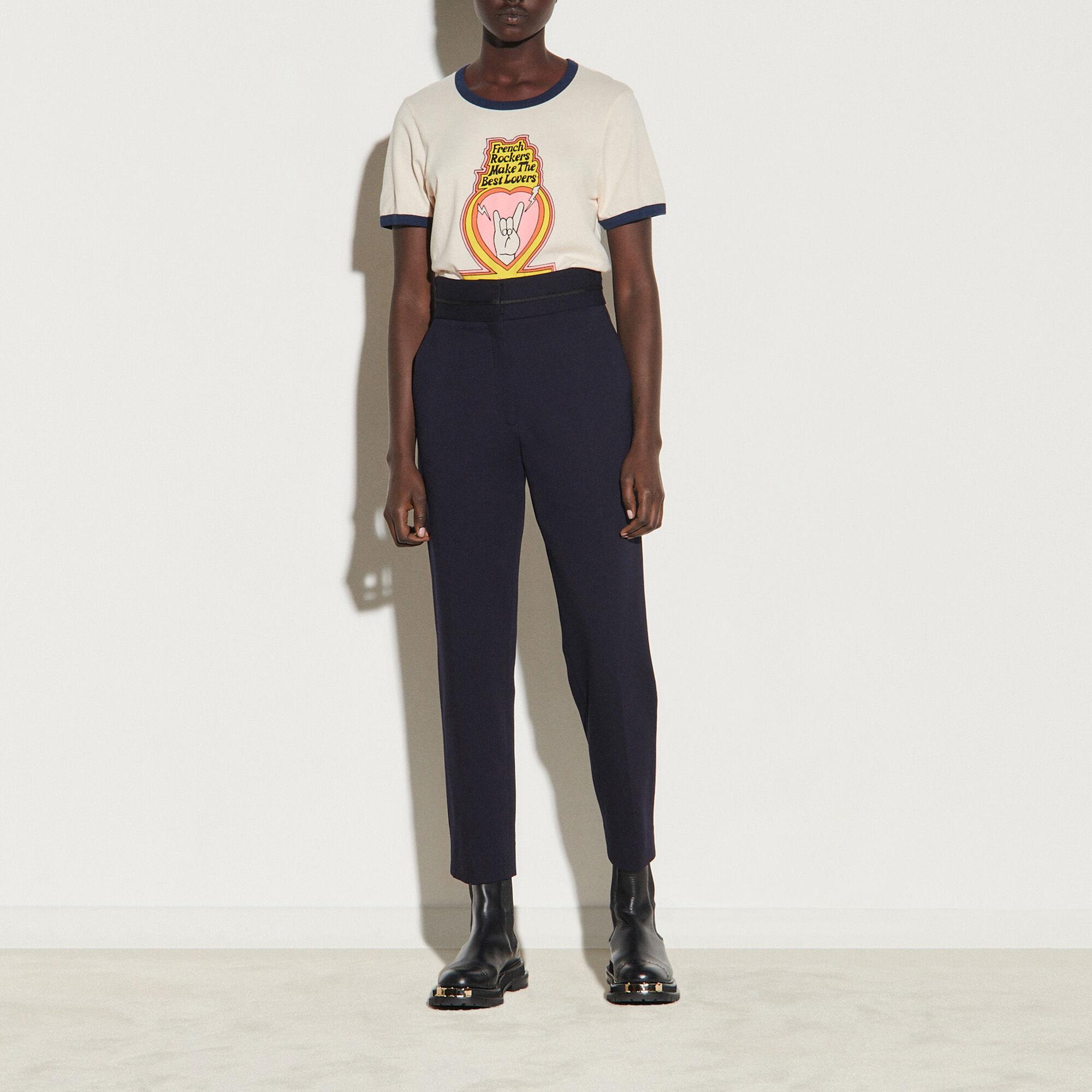 Straight-leg pants