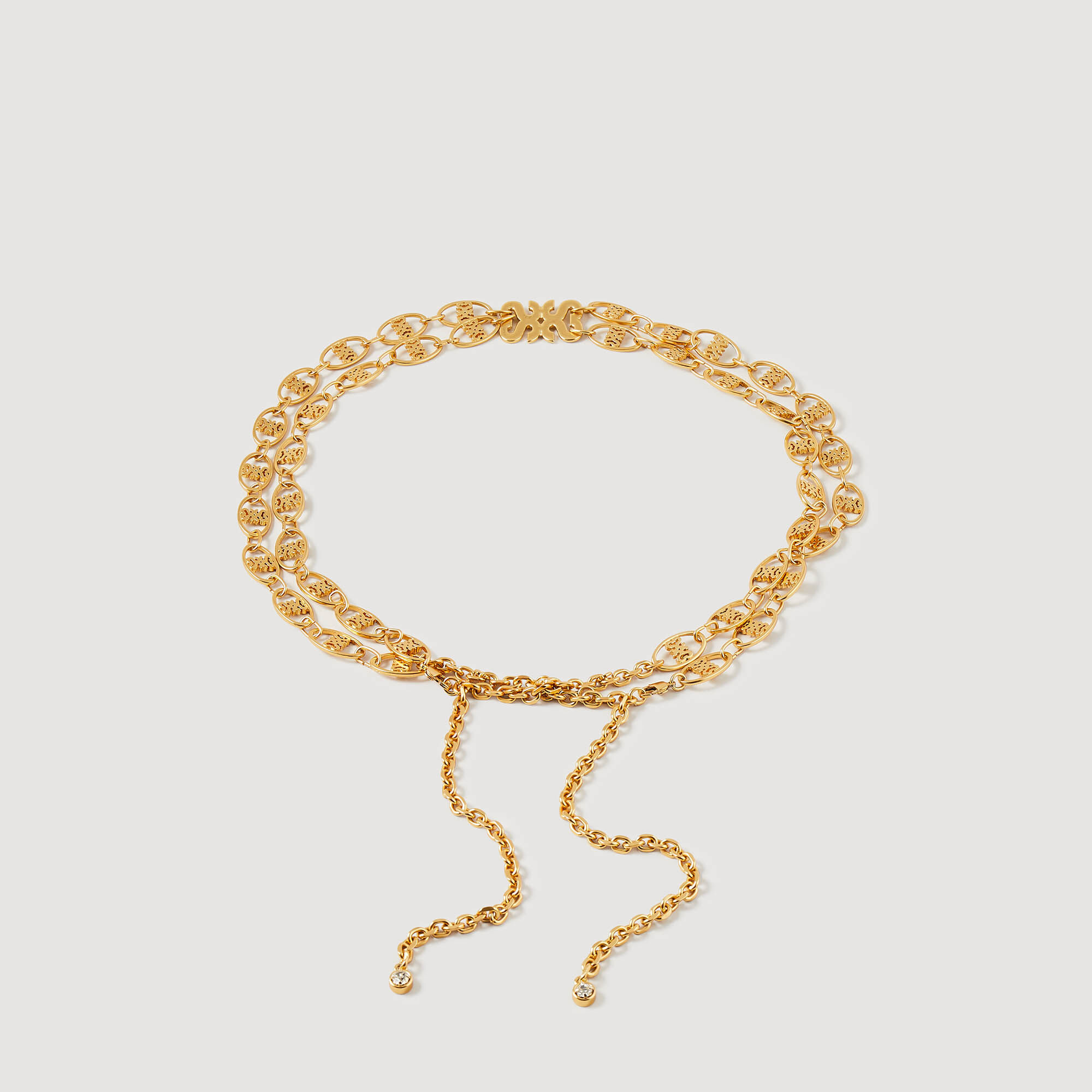 Jewel chain belt hot sale