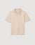 Short-sleeve knitted polo shirt