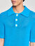 Knit polo shirt