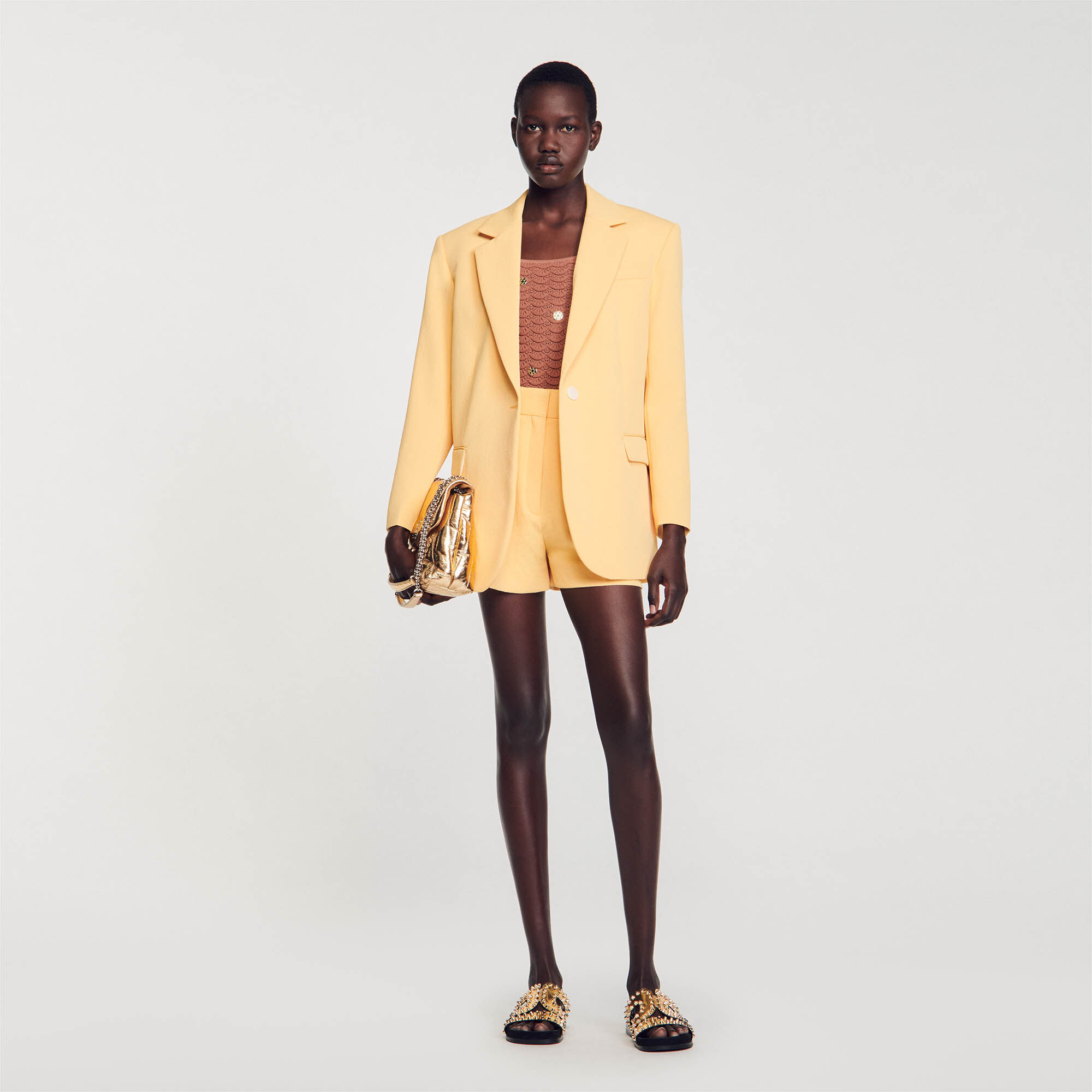 Suit jacket Yellow / Orange | Sandro Paris