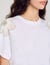 T-shirt with embroidered flowers