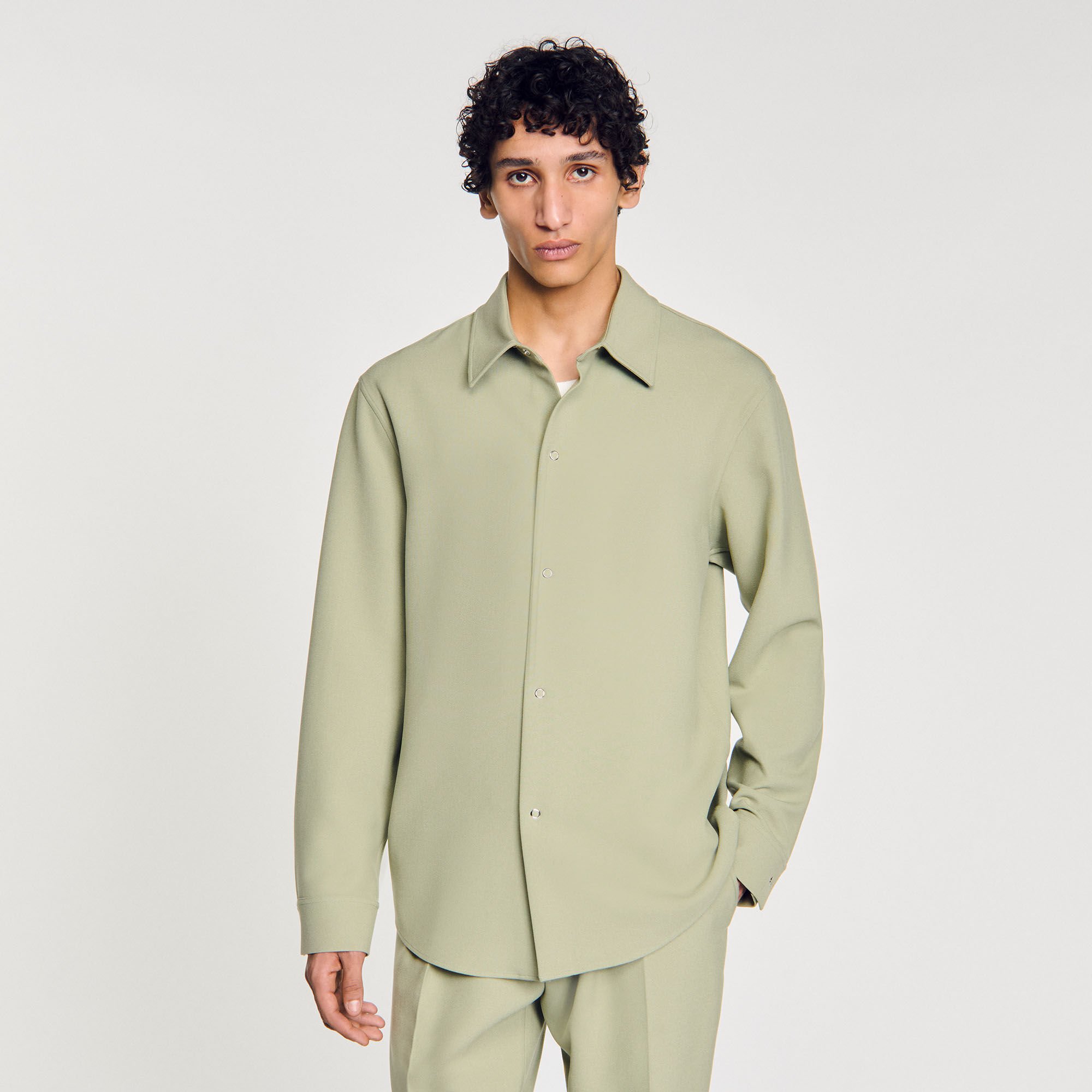 Long-sleeved jersey shirt