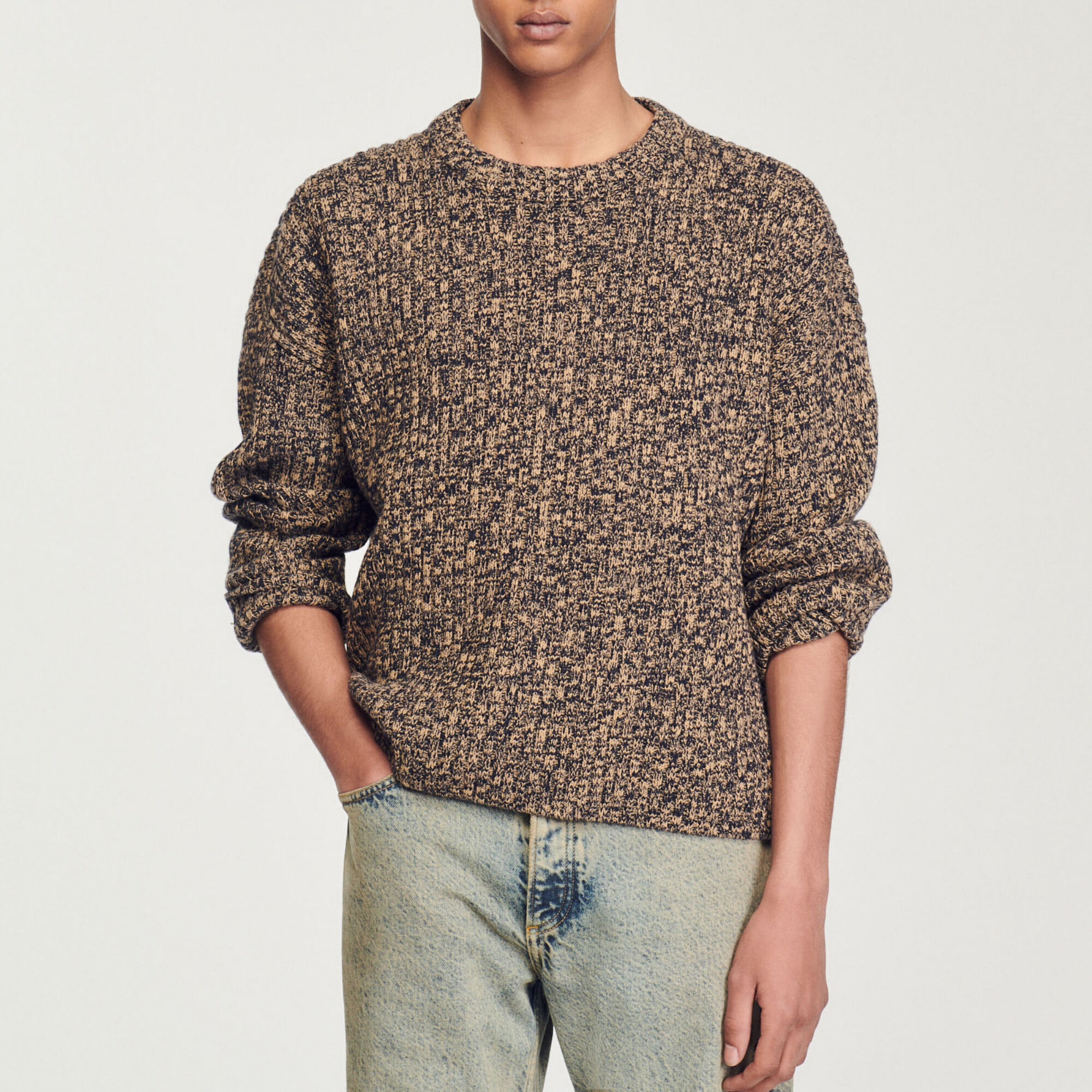 Oversized knit sweater