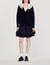 Poplin collar sweater