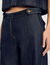 Raw denim wide-leg jeans