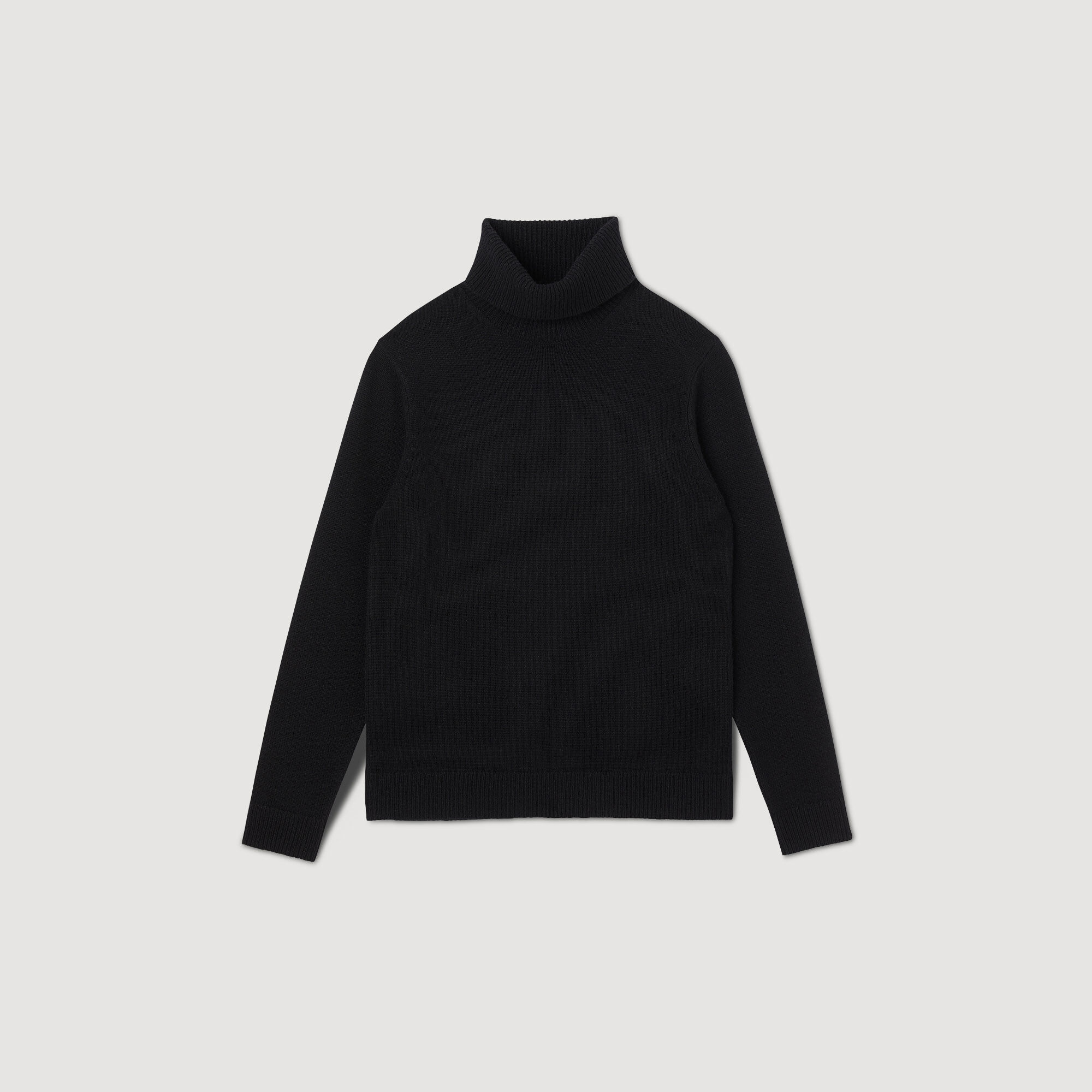 Wool and cashmere turtleneck sweater