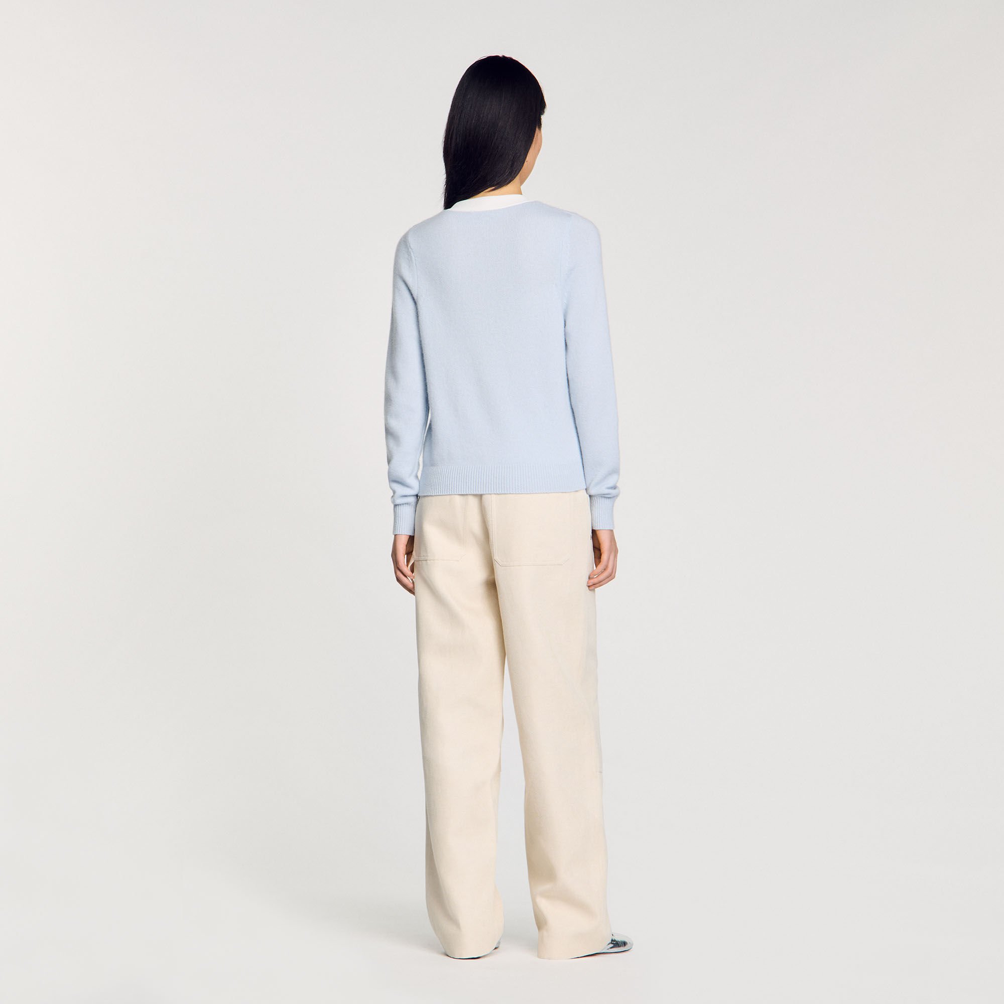 Wool and cashmere sweater