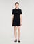 Mini buttoned tweed dress
