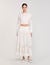Maxi poplin skirt