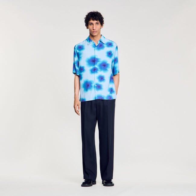 Floral motif shirt