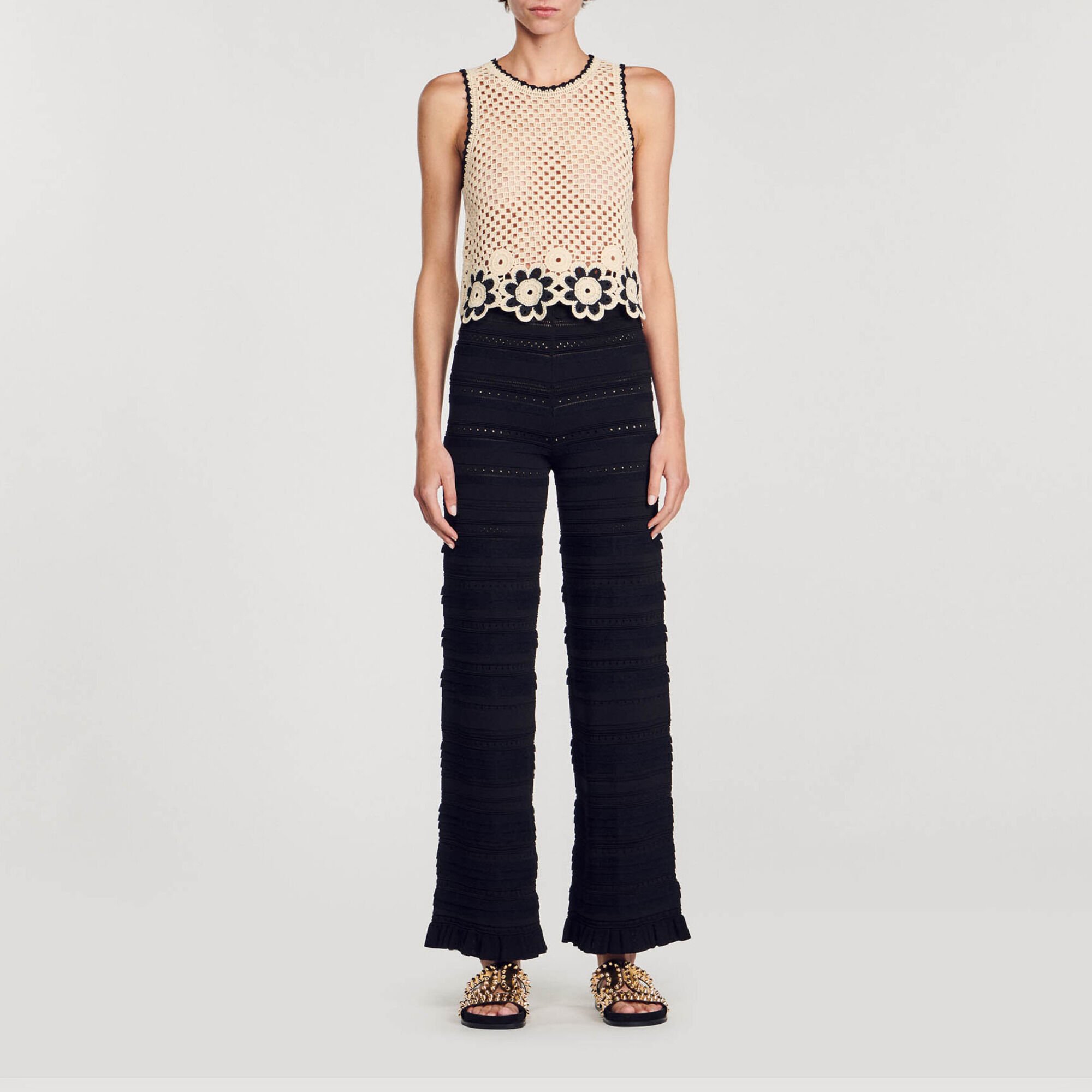 Knit trousers