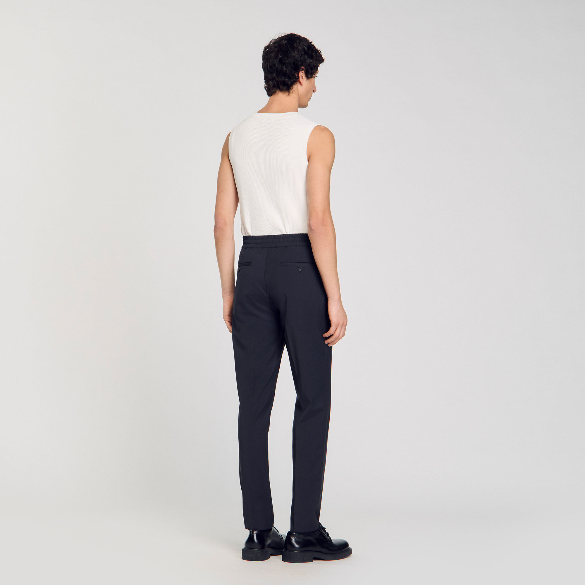 STRAIGHT SLACKS サイズ44 WOOL GABARDINE LONG STRAIGHT PANTS – THE SHOP YOHJI YAMAMOTO