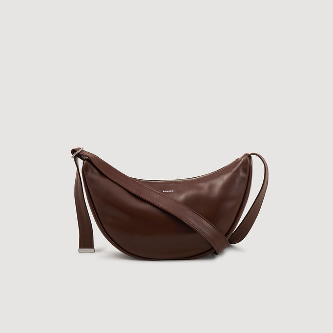 Small leather hobo bag