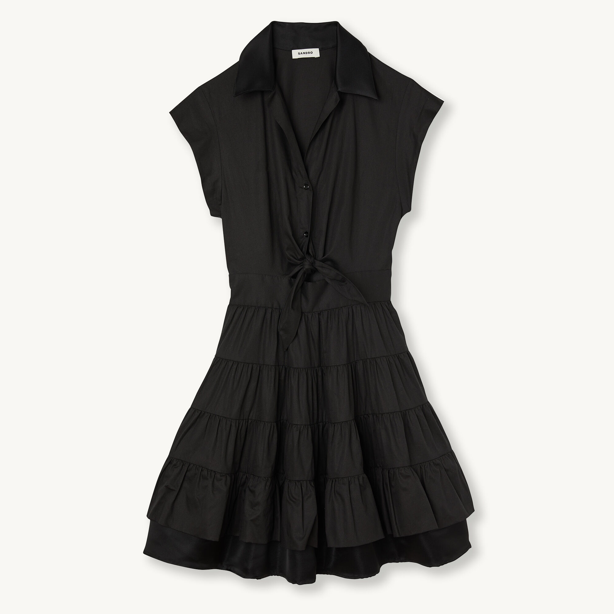 Sandro ruffle dress online