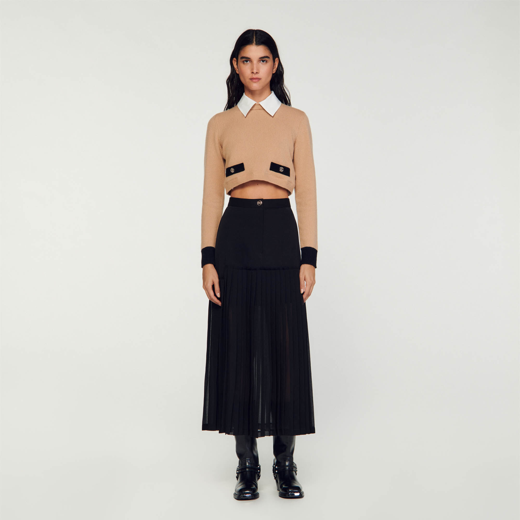Jupe shop plissée sandro