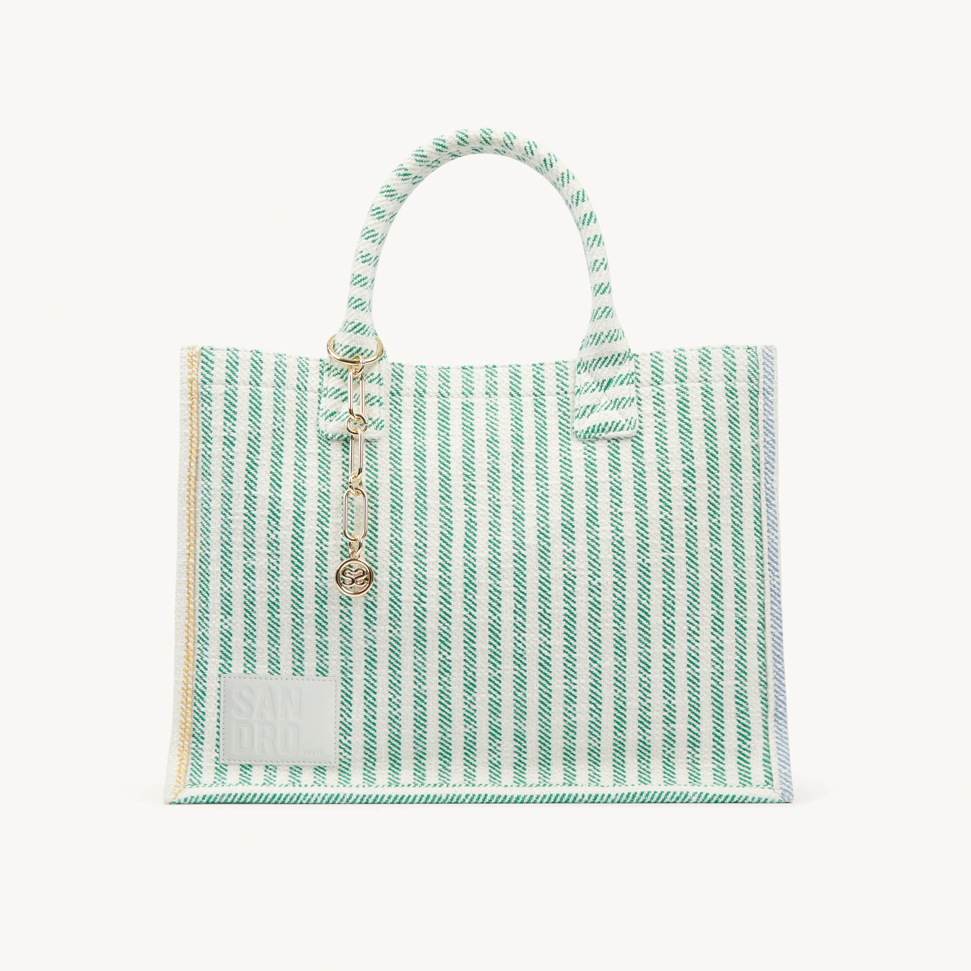 Striped tote clearance