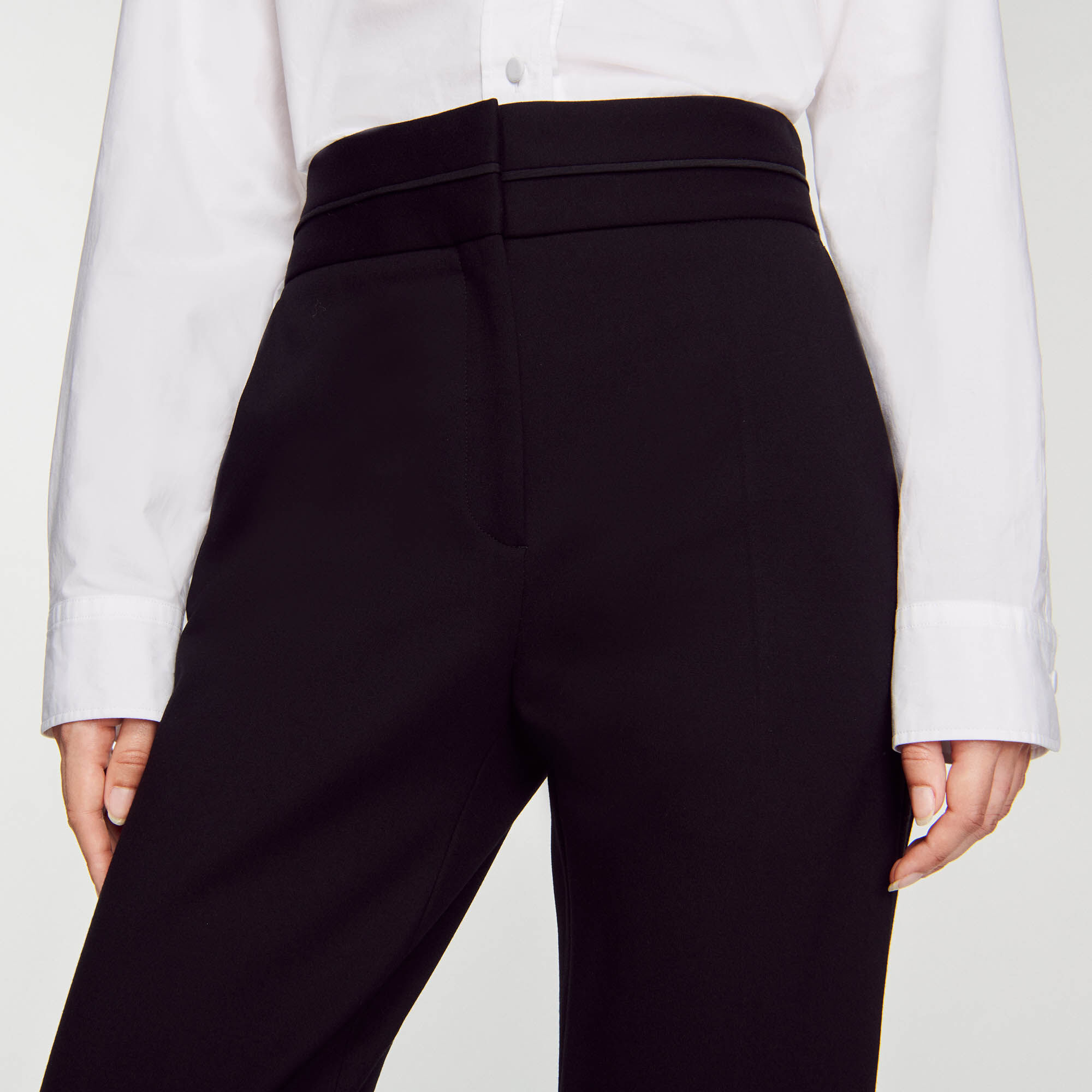 sandro high waisted pants