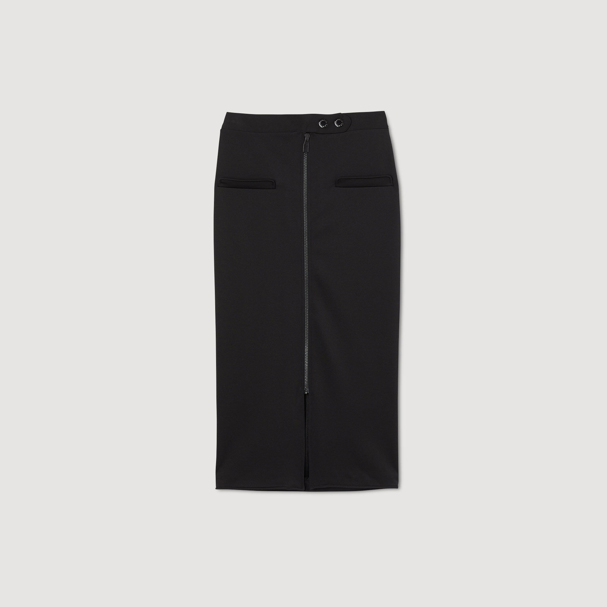 Zip front skirt hotsell