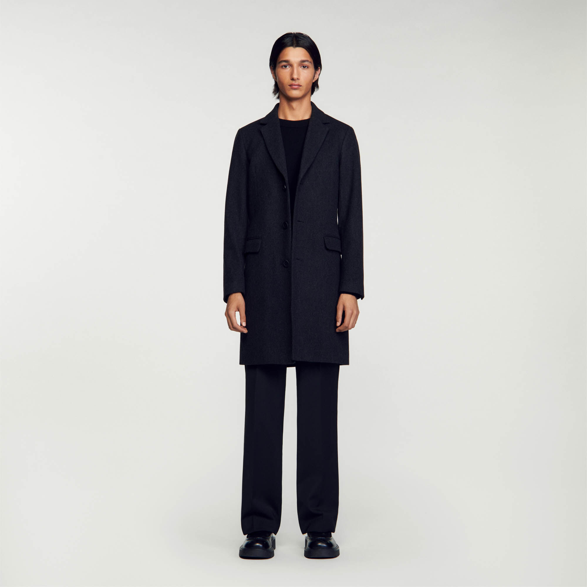 Sandro overcoat discount