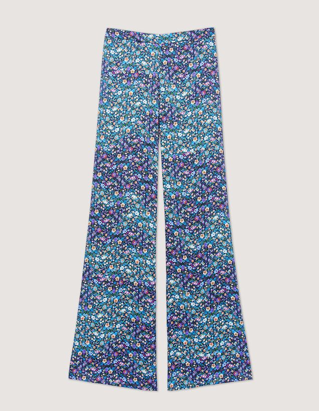 Sandro Floral satin pants Login to add to Wish list. 2